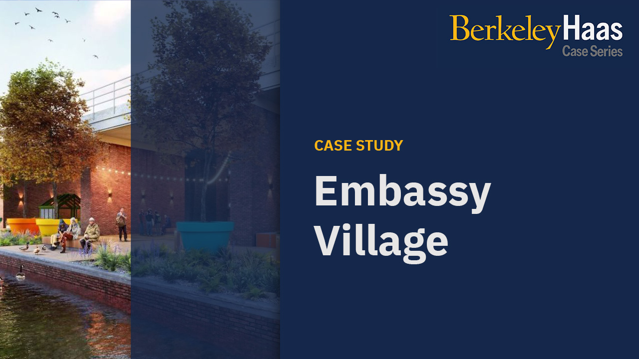 UK’s Embassy Village: Collaborating Across Public, Private, and Nonprofit Sectors to Tackle Rough Sleeping
